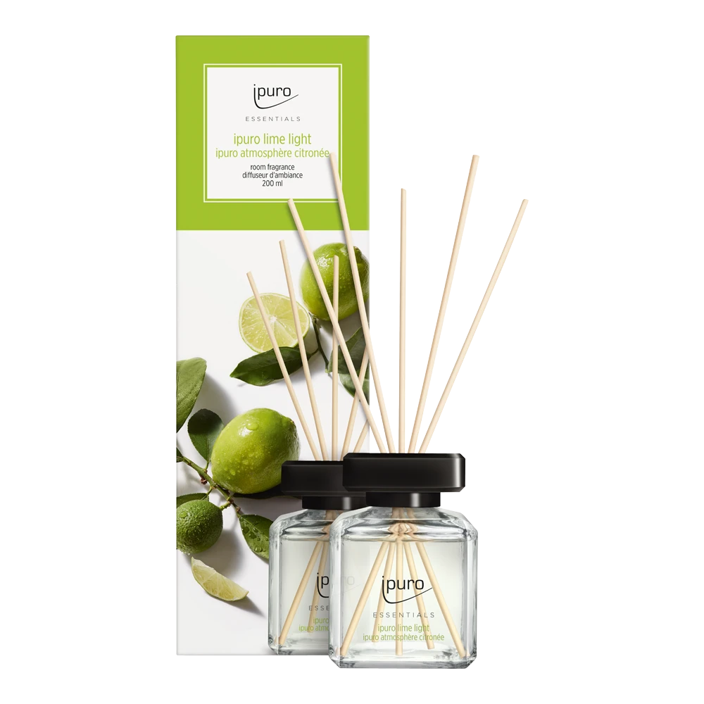 Ipuro Lime Light 200ml - Geurstokjes 3 Ipuro Lime Light 200ml - Geurstokjes