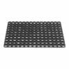 HAMAT Rubbere Ringmat Domino - 80x50cm - Zwart - Deurmat -Huisdecoratie rubbere ringmat domino 80x50cm zwart deurmat 1