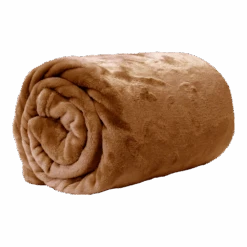 Unique Living Plaid Enzo - 130x180cm - Leather Brown