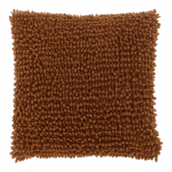 Unique Living Sierkussen Bo - 45x45cm - Leather Brown