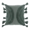 Unique Living Sierkussen Brody - 45x45cm - Laurel Green -Huisdecoratie unique living sierkussen brody 45x45cm laurel green polyester 1 1