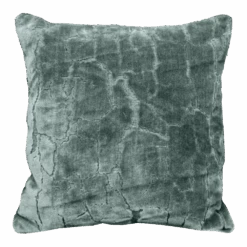 Unique Living Sierkussen Chez - 45x45cm - Mineral Blue