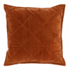 Unique Living Sierkussen Doutzen - 45x45cm - Leather Brown -Huisdecoratie unique living sierkussen doutzen 45x45cm leather brown polyester 1 1