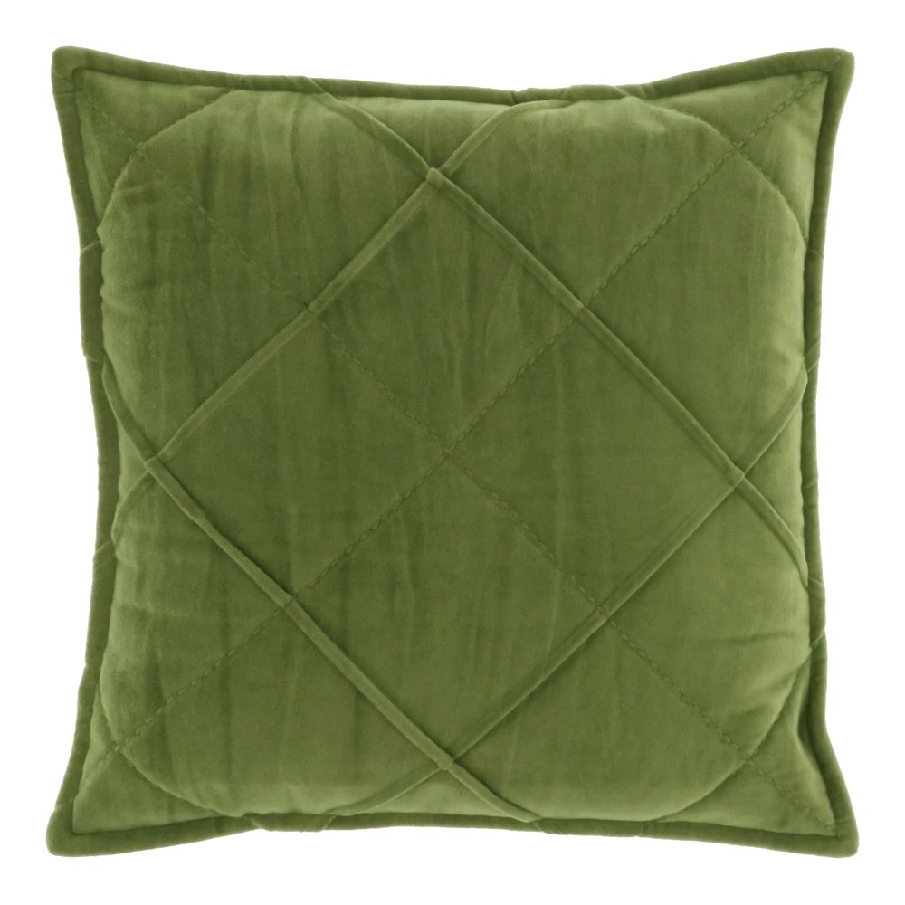 Unique Living Sierkussen Doutzen - 45x45cm - Olive Green 3 Unique Living Sierkussen Doutzen - 45x45cm - Olive Green