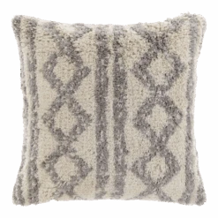 Unique Living Sierkussen Elliot - 45x45cm - Chateau Grey