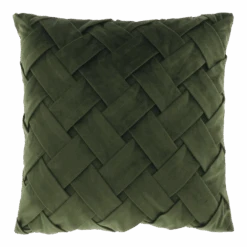 Unique Living Sierkussen Viktor - 45x45cm - Deep Green