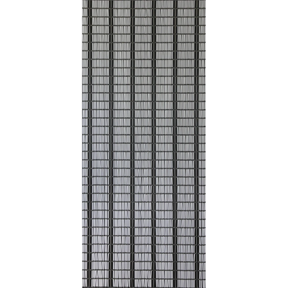 Vliegengordijn Banen - Wit/Zwart/Zilver - 90 X 210cm - Sun-Arts