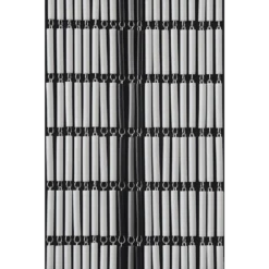 Vliegengordijn Banen - Wit/Zwart/Zilver - 90 X 210cm - Sun-Arts -Huisdecoratie vliegengordijn banen wit zwart zilver 90 x 210cm sun arts 90 2 2