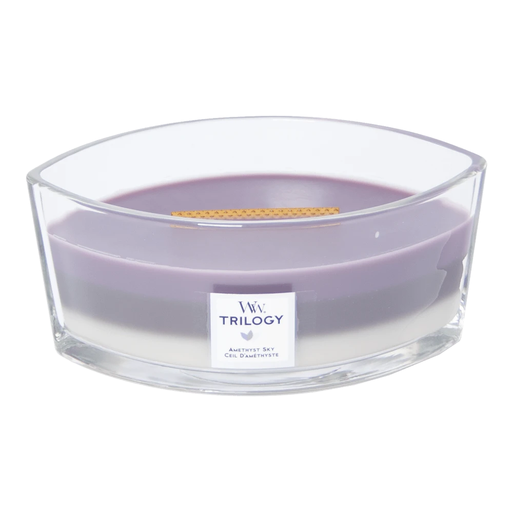 Woodwick Amethyst Sky Trilogy Ellipse Candle - Geurkaars 4 Woodwick Amethyst Sky Trilogy Ellipse Candle - Geurkaars - Afbeelding 2
