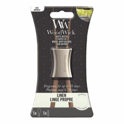 Woodwick Auto Reed Starter Kit Linen - Auto Parfum