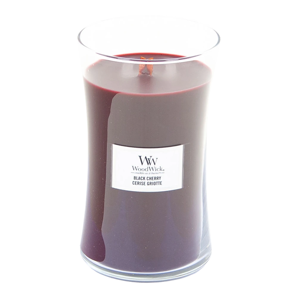 Woodwick Black Cherry Large Candle - Geurkaars 4 Woodwick Black Cherry Large Candle - Geurkaars - Afbeelding 2