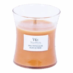 Woodwick Chili Pepper Gelato Mini Candle - Geurkaars -Huisdecoratie woodwick chili pepper gelato s candle geurskaars 2 4