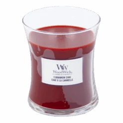Woodwick Cinnamon Chai Medium Candle - Geurkaars 5 Woodwick Cinnamon Chai Medium Candle - Geurkaars -Huisdecoratie woodwick cinnamon chai medium candle geurskaars 2 1