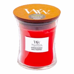 Woodwick Crimson Berries Medium Candle - Geurkaars