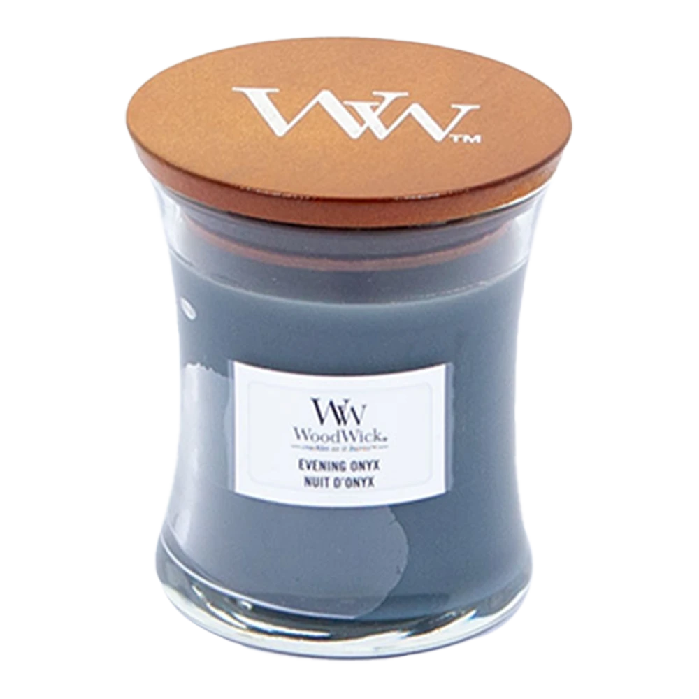 Woodwick Evening Onyx Mini Candle - Geurkaars 3 Woodwick Evening Onyx Mini Candle - Geurkaars
