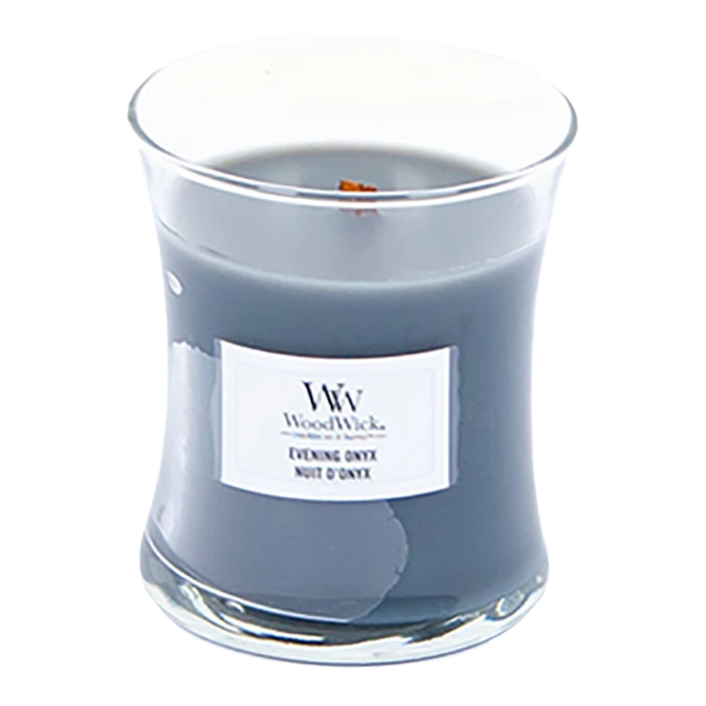 Woodwick Evening Onyx Mini Candle - Geurkaars 4 Woodwick Evening Onyx Mini Candle - Geurkaars - Afbeelding 2
