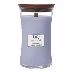 Woodwick Lavender Spa Large Candle - Geurkaars
