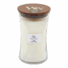 Woodwick Linen Large Candle - Geurkaars -Huisdecoratie woodwick linen large candle geurskaars 1 7