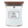 Woodwick Magnolia Birch Medium Candle - Geurkaars -Huisdecoratie woodwick magnolia birch medium candle geurkaars 1