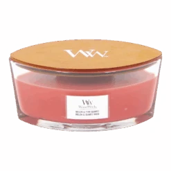 Woodwick Melon & Pink Quartz Ellipse Candle - Geurkaars