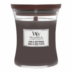 Woodwick Sand & Driftwood Mini Candle - Geurkaars