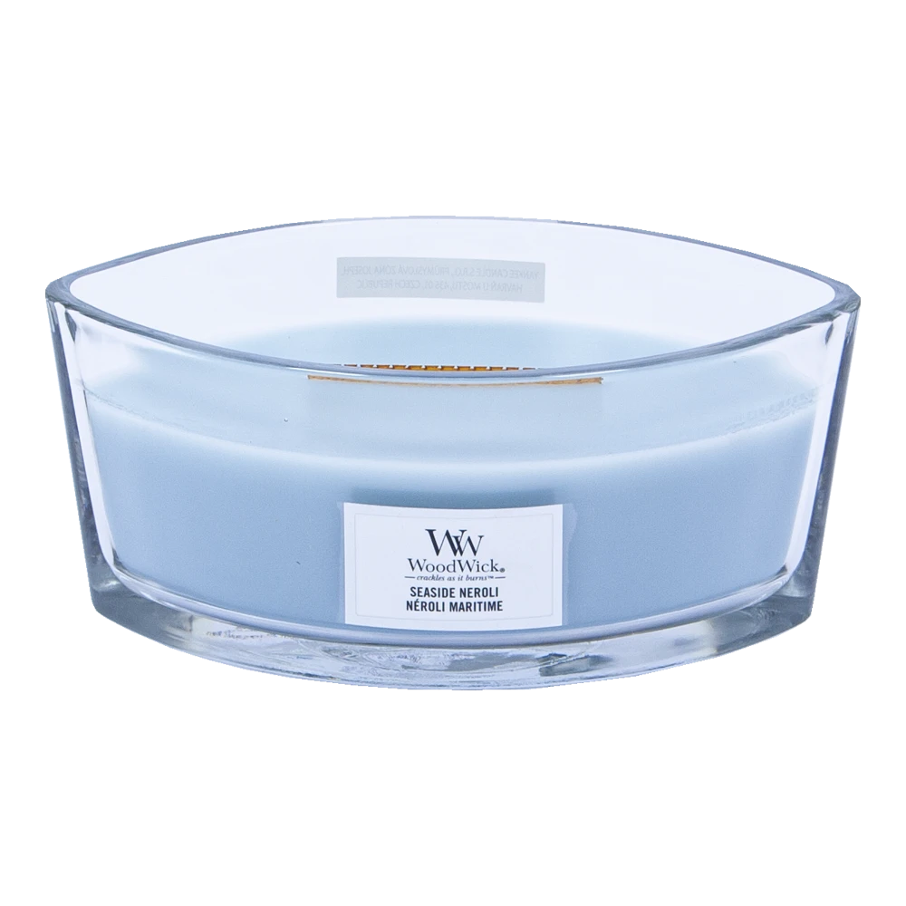 Woodwick Seaside Neroli Ellipse Candle - Geurkaars 4 Woodwick Seaside Neroli Ellipse Candle - Geurkaars - Afbeelding 2