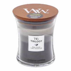 Woodwick Trilogy Warm Woods Medium Candle - Geurkaars