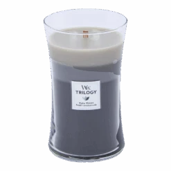 Woodwick Trilogy Warm Woods Large Candle - Geurkaars -Huisdecoratie woodwick trilogy warm woods xl candle geurskaars 2