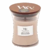 Woodwick Vanilla & Sea Salt Medium Candle - Geurkaars -Huisdecoratie woodwick vanilla sea salt medium geurskaars 1 3