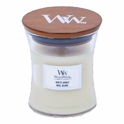 Woodwick White Honey Mini Candle - Geurkaars