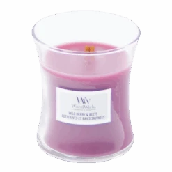 Woodwick Wild Berry & Beets Mini Candle - Geurkaars -Huisdecoratie woodwick wild berry beets mini candle geurkaars 2