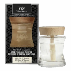 WoodWick WW White Tea & Jasmine Home Fragrance Diffuser